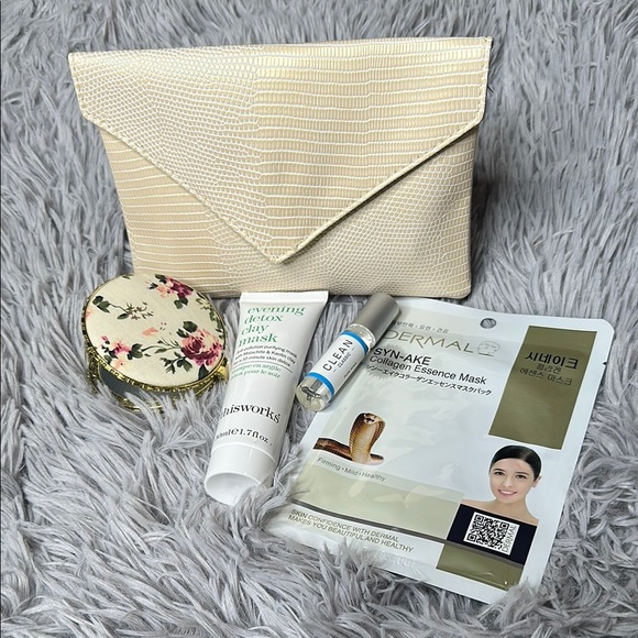 ThisWorks Evening Detox Clay Mask 1.7 Oz & Ipsy Bag & Beauty Bundle Set - Picture 2 of 15